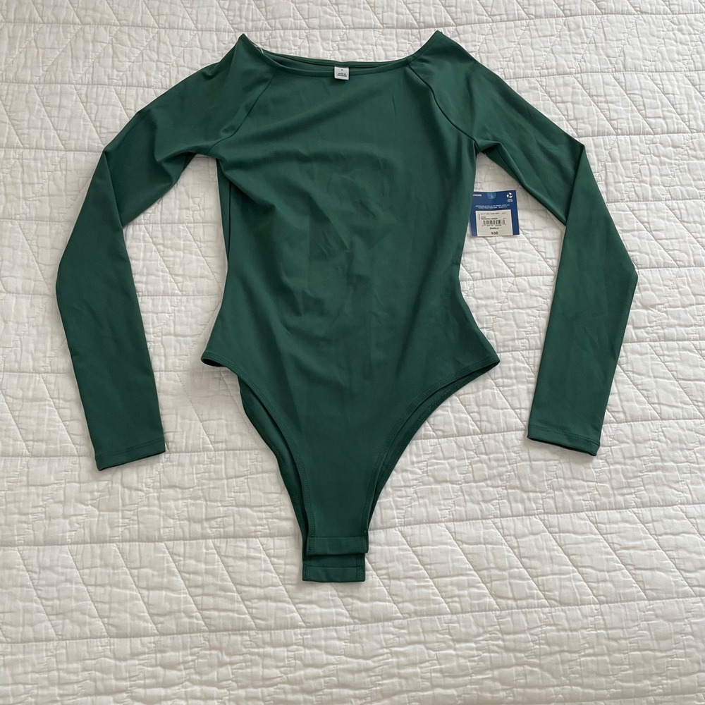 Arizona Jean Co Womens Long Sleeve Bodice Trekking Green Small NWT 378602